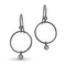 textural black gold earrings<br>with white diamonds <span class='visuallyhidden'>Call or text 323-404-2959 if you need shopping assistance.</span>